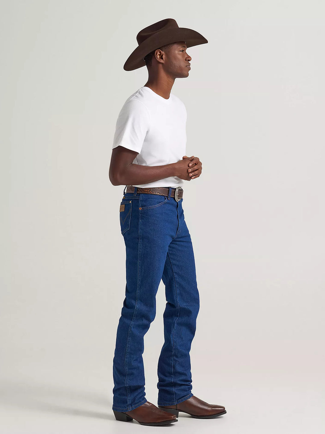 Men's Wrangler Cowboy Cut Slim Fit Jean. Prewashed Indigo - 936PWD