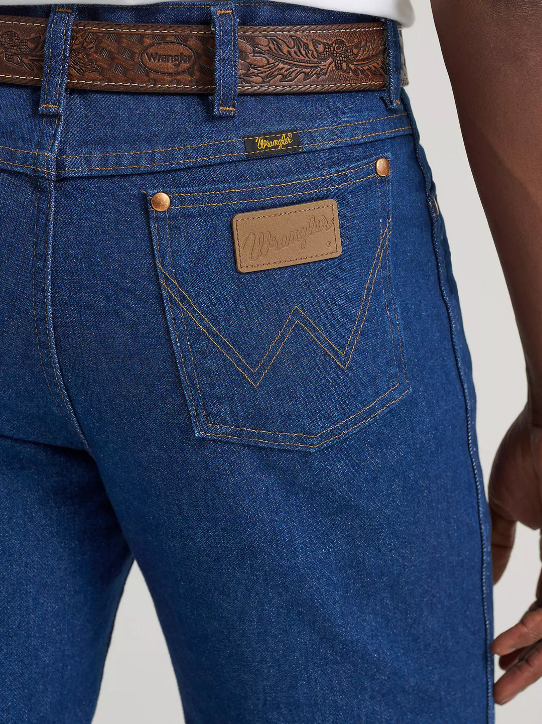 Men's Wrangler Cowboy Cut Slim Fit Jean. Prewashed Indigo - 936PWD