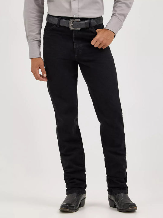 Men's Wrangler Cowboy Cut Slim Fit Jean- Shadow Black Wash 936WBK