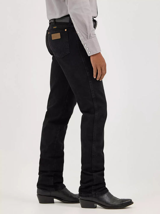 Men's Wrangler Cowboy Cut Slim Fit Jean- Shadow Black Wash 936WBK
