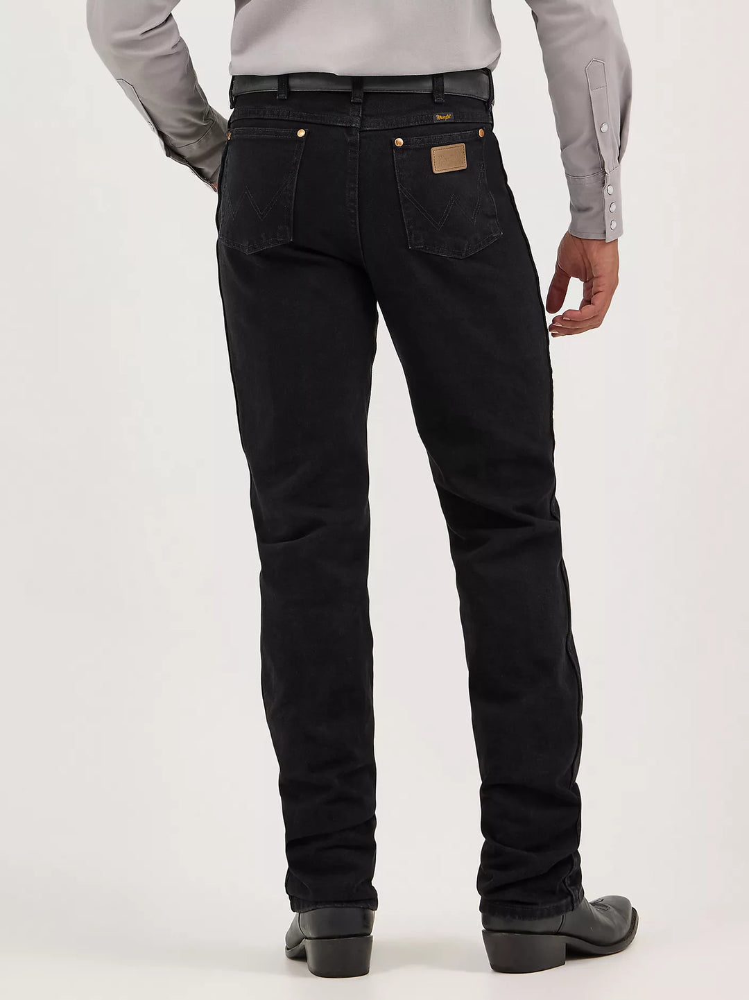 Men's Wrangler Cowboy Cut Slim Fit Jean- Shadow Black Wash 936WBK