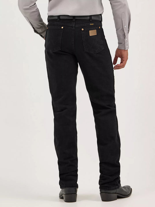 Men's Wrangler Cowboy Cut Slim Fit Jean- Shadow Black Wash 936WBK