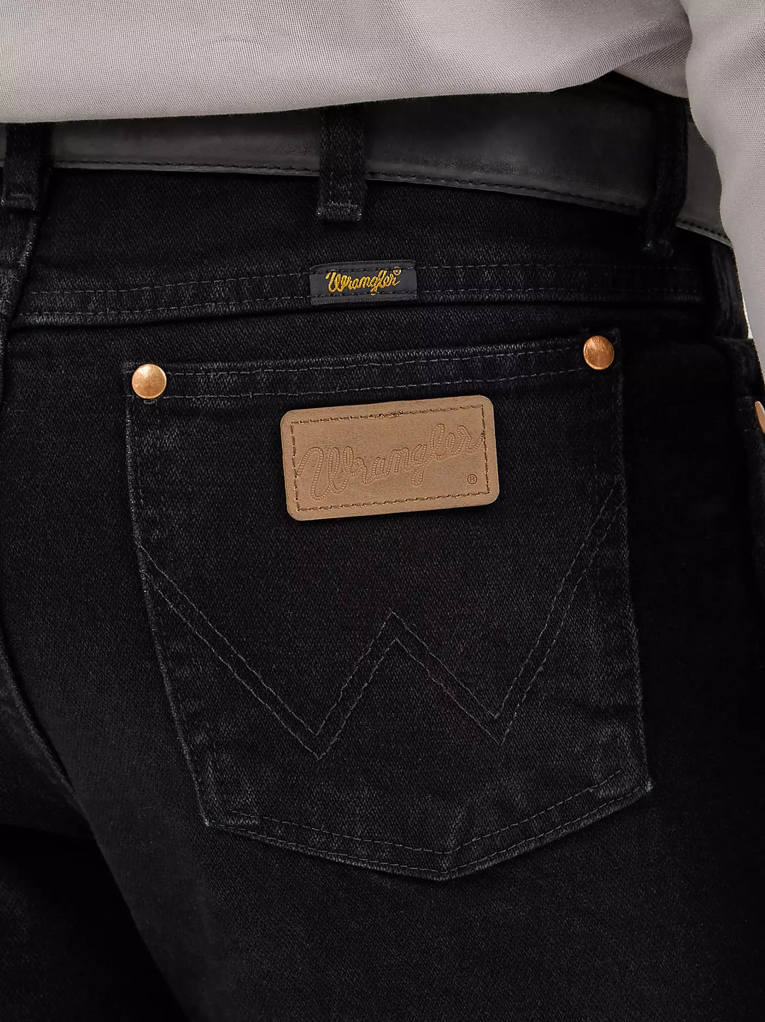 Men's Wrangler Cowboy Cut Slim Fit Jean- Shadow Black Wash 936WBK