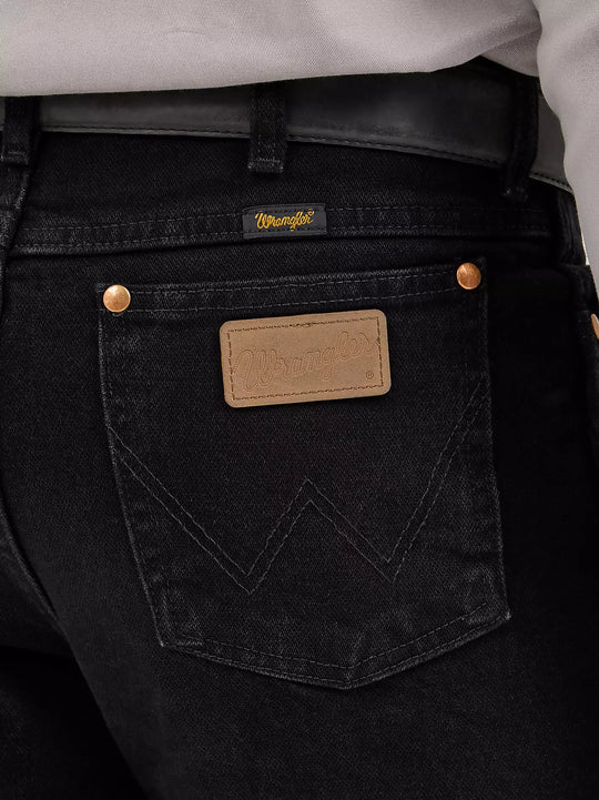 Men's Wrangler Cowboy Cut Slim Fit Jean- Shadow Black Wash 936WBK