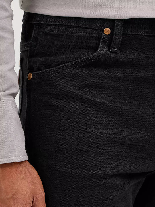 Men's Wrangler Cowboy Cut Slim Fit Jean- Shadow Black Wash 936WBK
