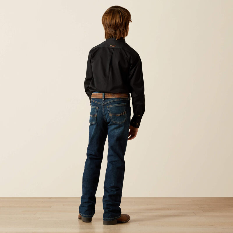 Boys Ariat B4 Relaxed Stretch Legacy Boot Cut Jean - 10027675