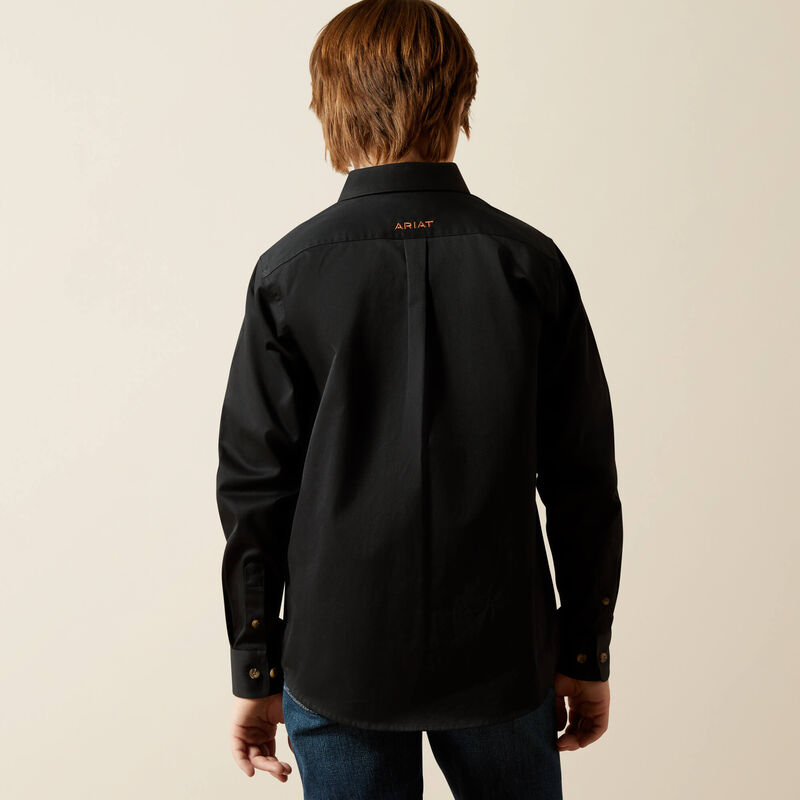 Kids Ariat Solid Twill Classic Fit Shirt - 10030161