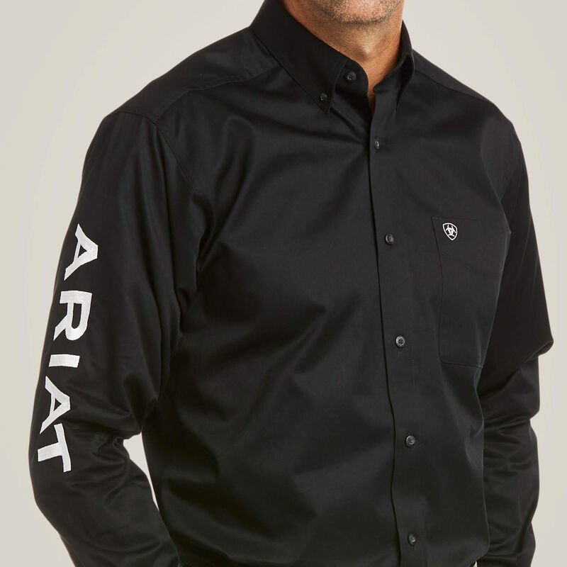 ariat black dress shirt Ariat Men's Jade Classic Fit Black Shirt M