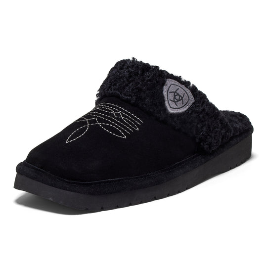 Ladies Ariat Jackie Black Square Toe Slipper - 10039057