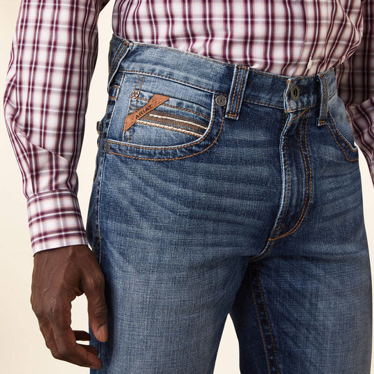 Jeans da uomo Ariat Vintage Wessley a gamba dritta - 10044370 