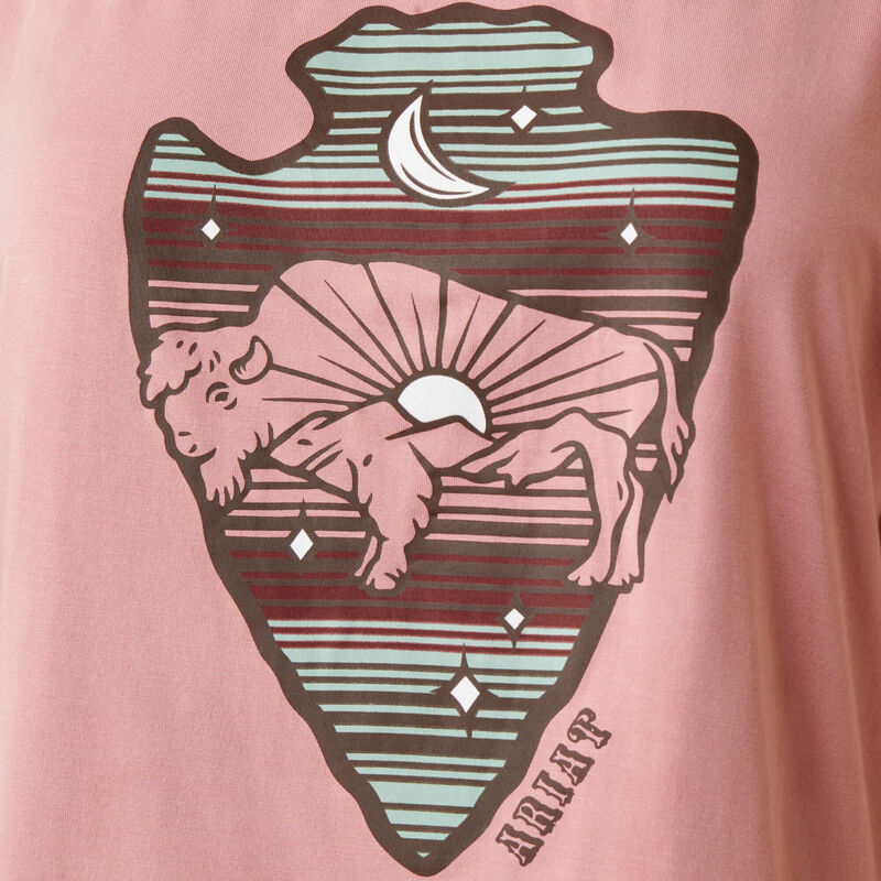 Ladies Ariat Buffalo Rising T-Shirt - 10044930