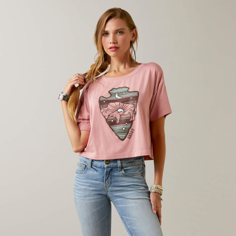 T-shirt Ariat Buffalo Rising pour femme - 10044930 