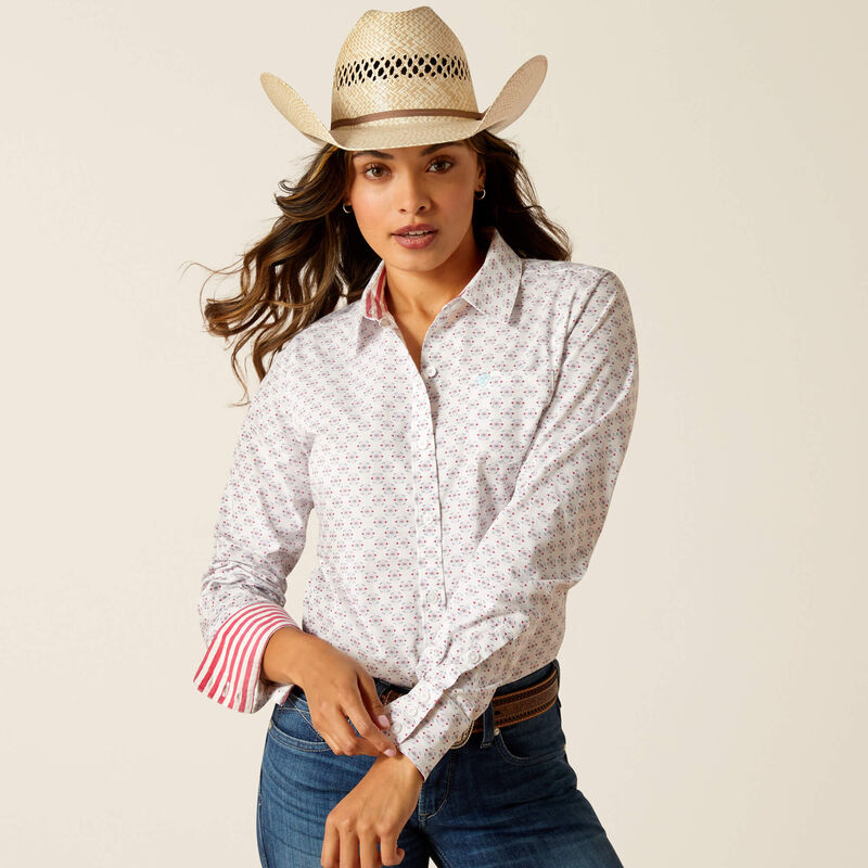 Ladies Ariat Kirby Izel Print Stretch Shirt - 10051330