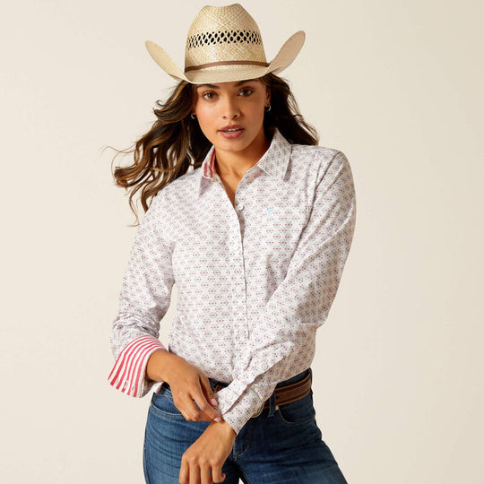 Ladies Ariat Kirby Izel Print Stretch Shirt - 10051330