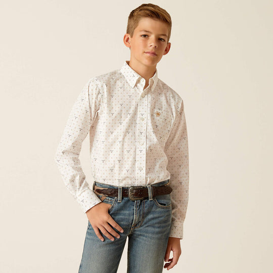 Kids Ariat Edmond Classic Fit Shirt - 10051410