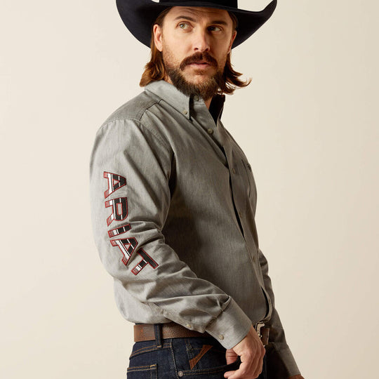 Men's Ariat Team Logo Twill Classic Fit Shirt - 10053953