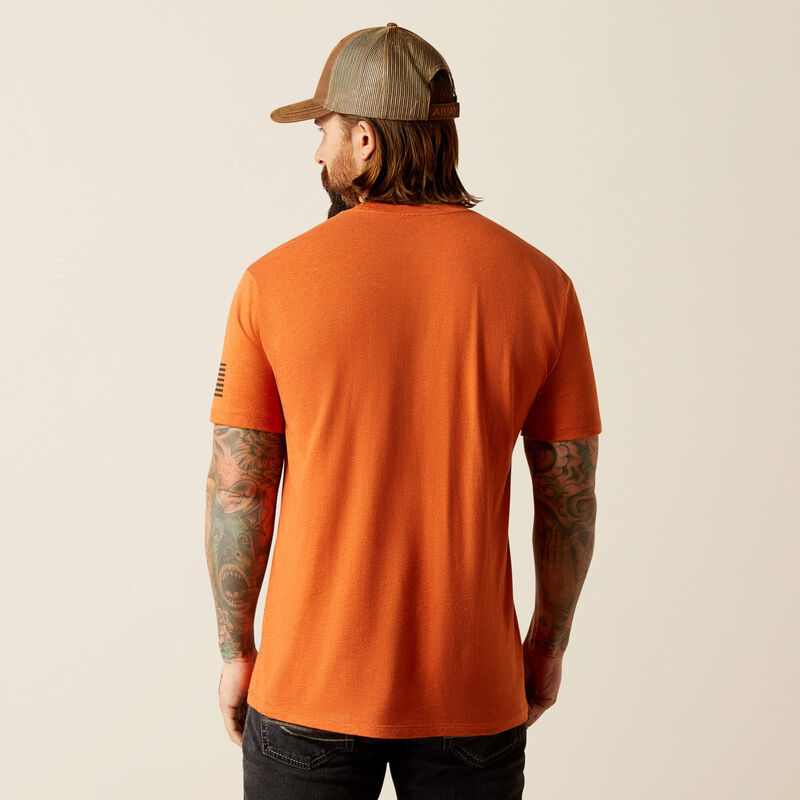 Men's Ariat Shield Flag T-Shirt - 10054196