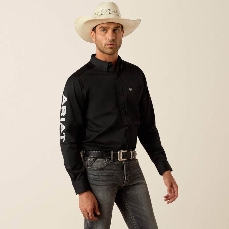 Men's Ariat Team Logo Twill Classic Fit Shirt - 10055406