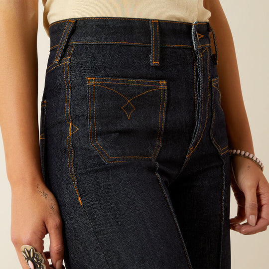 Ladies Ariat Ultra High Rise Tomboy Western Utility Wide Leg Jean -