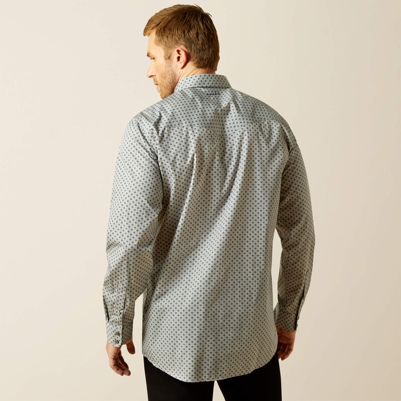 Ariat Men's Edward Fitted Snap Shirt (Size: M) Ariat Men's Edward Fitted Snap Shirt (Size: M)