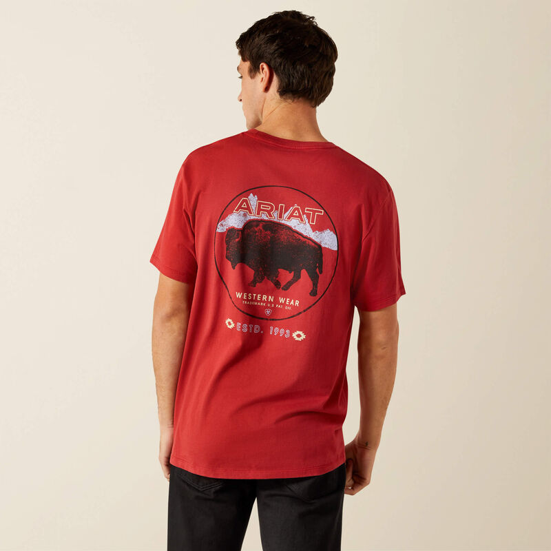 Men's Ariat Patriot Buffalo Coin T-Shirt - 10062419