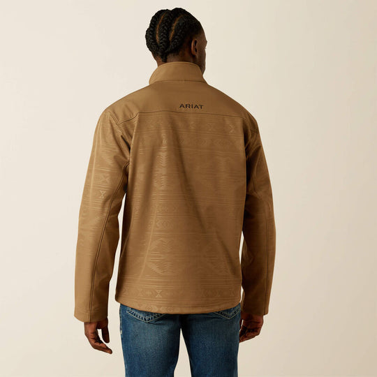Men's Ariat Vernon Softshell Kahki Southwest Jacket - 10062599