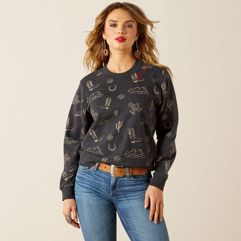 Ladies Ariat Essential Crew Sweatshirt - 10062737