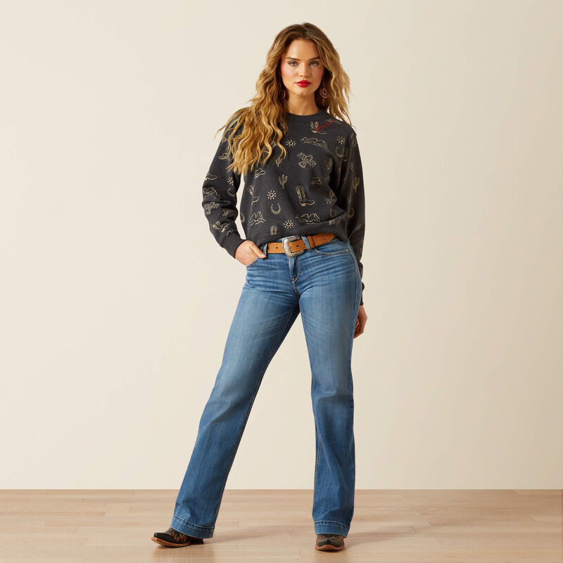 Ladies Ariat Essential Crew Sweatshirt - 10062737