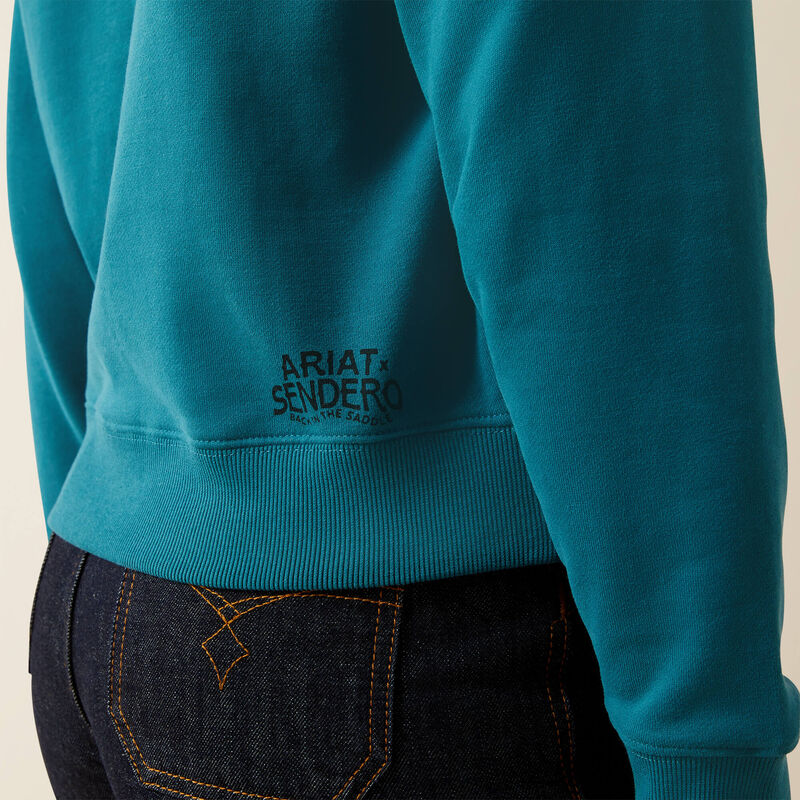 Ladies Ariat X Sendero Provisons Co. Essential Sendero West is Best Sweatshirt - 10062830
