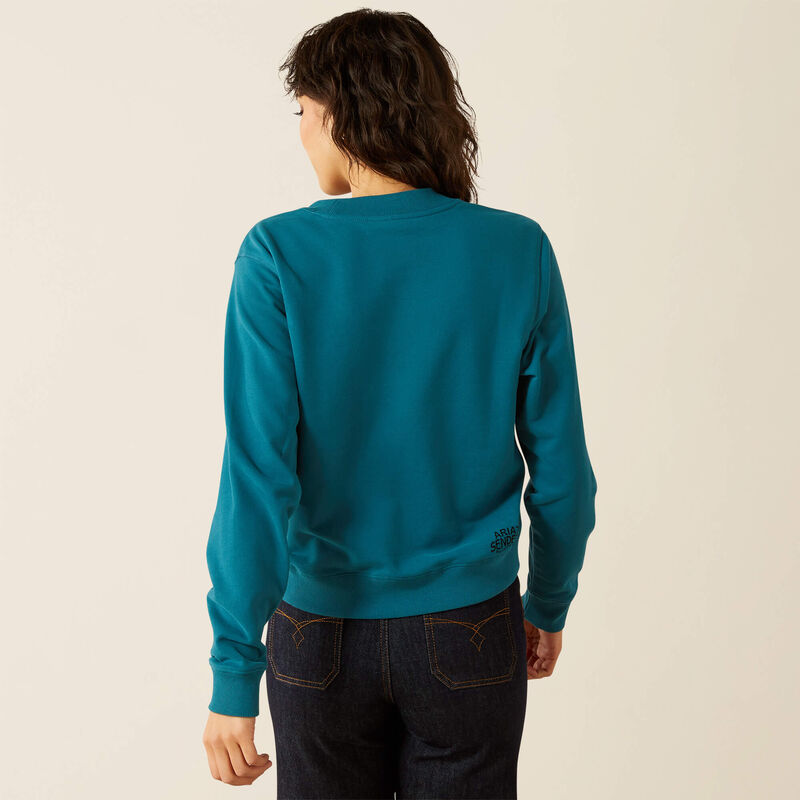 Ladies Ariat X Sendero Provisons Co. Essential Sendero West is Best Sweatshirt - 10062830