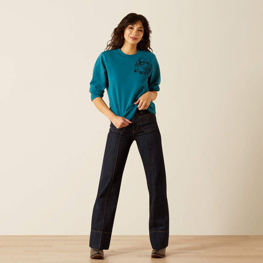 Ladies Ariat X Sendero Provisons Co. Essential Sendero West is Best Sweatshirt - 10062830