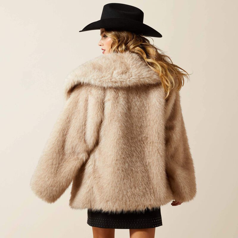 Ladies Ariat Faux Fur Coat - 10065966