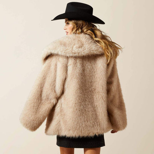 Ladies Ariat Faux Fur Coat - 10065966