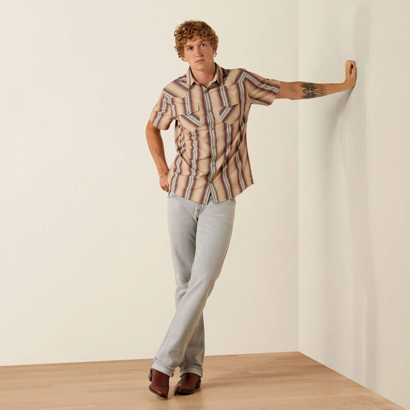 Retro Haver Fitted Snap Shirt - 10071087