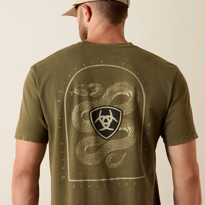 Men's Ariat Snake Classic Fit T-Shirt - 10071191
