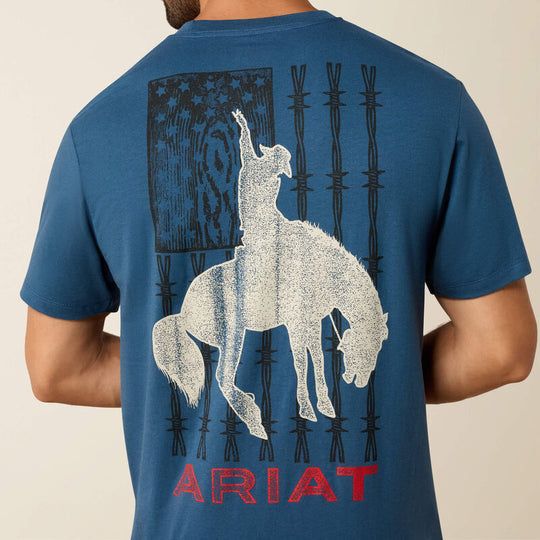 Men's Ariat Flag Bronco Classic Fit T-Shirt - 10071192