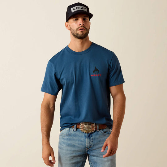 Men's Ariat Flag Bronco Classic Fit T-Shirt - 10071192