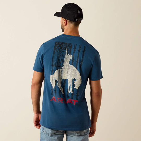 Men's Ariat Flag Bronco Classic Fit T-Shirt - 10071192