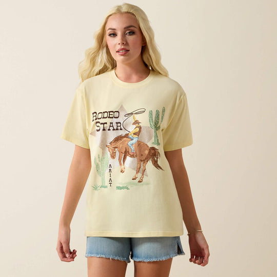 Ladies Ariat Rodeo Star Boyfriend T-Shirt - 10071654