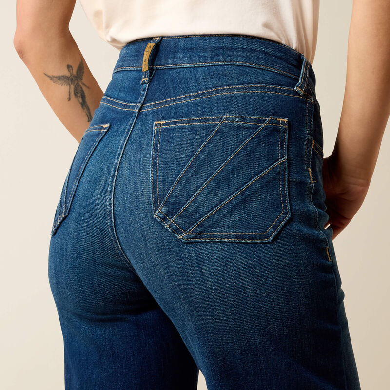 Ladies Ariat Ultra High Rise Penelope Wide Leg Jeans - 10073012