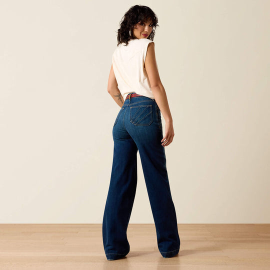 Ladies Ariat Ultra High Rise Penelope Wide Leg Jeans - 10073012