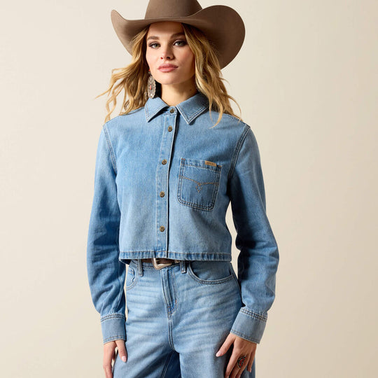 Ladies Ariat Cropped Comfort Shirt - 10073013