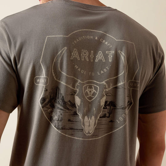 Men's Ariat Desert Badge Tradition Classic Fit T-Shirt - 10073415