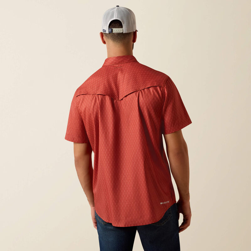 Men's Ariat Printed VentTEK Western Fitted Snap Shirt - 10073421