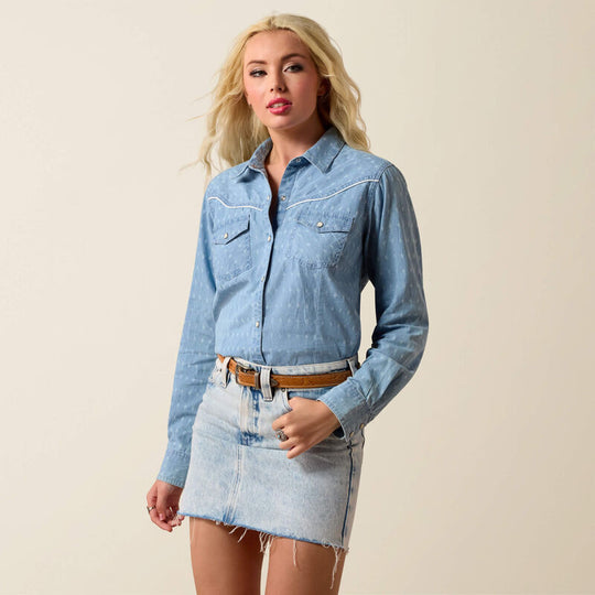 Ladies Ariat Jade Western Snap Shirt - 10073435