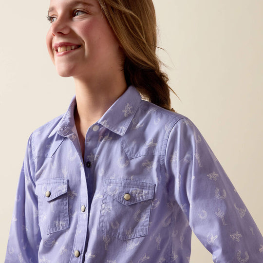 Ladies Ariat Western Motifs Shirt - 10073448