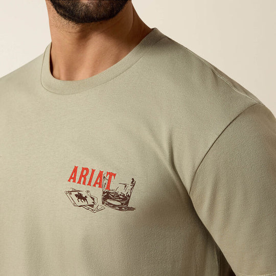 Men's Ariat Whiskey Uno Classic Fit T-Shirt - 10073484