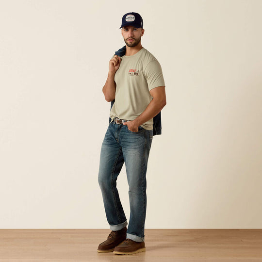 Men's Ariat Whiskey Uno Classic Fit T-Shirt - 10073484