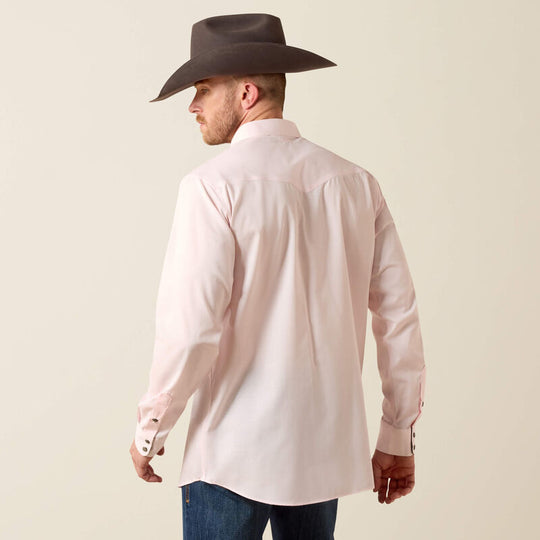 Men's Ariat Wrinkle Free Refined Slub Fitted Shirt - 10073487