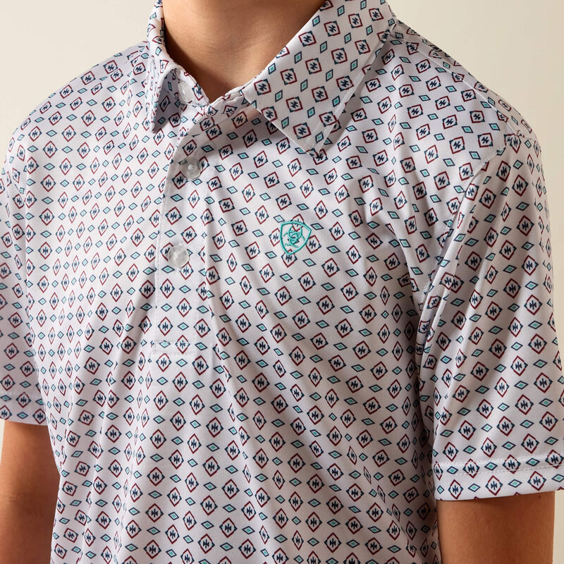 Boys Ariat All Over Print Polo - 10073489